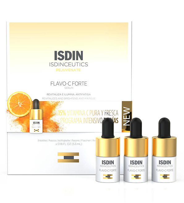 3FLACONS.png ISDINCEUTICS FLAVO C FORTE SERUM 15% 3 FLACONS – Image 1
