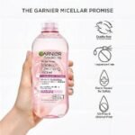 Garnier solution micellaire rose 400ml – Image 2