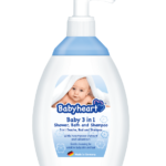 BABYHEART GEL POUR BÉBÉ 3-EN-1 DOUCHE BAIN ET SHAMPOING 250ML