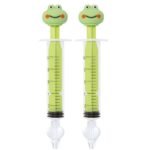 L2N Pharma Lot de 2 Seringues Bébé pour Lavage Nasal Grenouille