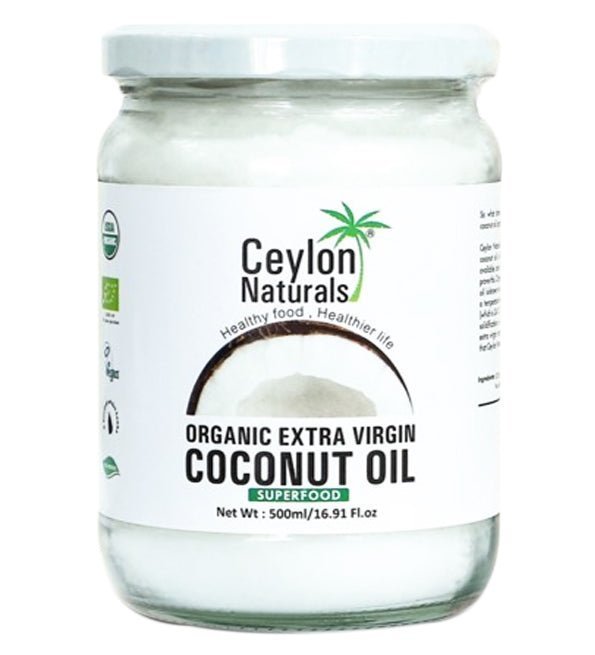 4796016860016_0f0c425b-94e8-41bd-9392-32d44046e5d4.jpg Ceylon Naturals – Huile de coco extra vierge Bio – 500 ml – Image 1