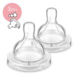 Avent – SCF635/27 – Tétine Anti-Colic 3 mois et + (Débit Variable)