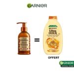 Garnier ultra doux hair honey serum = shampoing honey 200ml offert