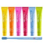 Curaprox – Be You 6 taste Pack Dentifrices 10 ml + Brosse à dents Ultra Soft