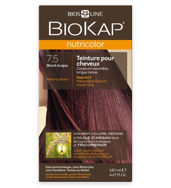 8030243010384_d72c2fb3-e571-4734-9dd9-dff7b716da09.jpg Biokap – Nutricolor 7.5 Blond acajou – Image 1