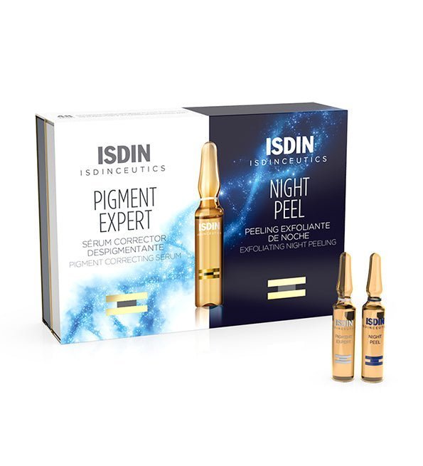 8429420151741_44f27185-7e49-43ed-9a07-6d172b317354.jpg Isdin Pigment Expert Serum 10*2ml+Isdin Night Peel 10*2ml – Image 1