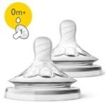 Avent – SCF041/27 – Tétine Natural 0 mois et + (Débit Nouveau né)