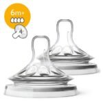 Avent – SCF044/27 – Tétine Natural 6 mois et + (Débit Rapide)