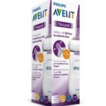 Avent – SCF036/17 – Biberon Natural 330 ml – 6 mois et + (Débit Rapide