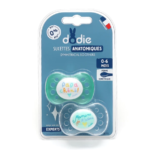 Dodie sucette A31 0-6 Mois Duo Maman Papa Cheri