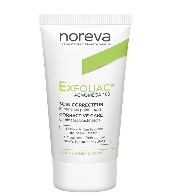 Acnomega100_9da85d9c-b318-4e16-8b98-cbea3e4bc1f3.png NOREVA EXFOLIAC ACNOMÉGA 100 SOIN CORRECTEUR 30ml – Image 1