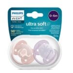 Avent Sucette Ultra Soft 0-6m Girl Scf091/09