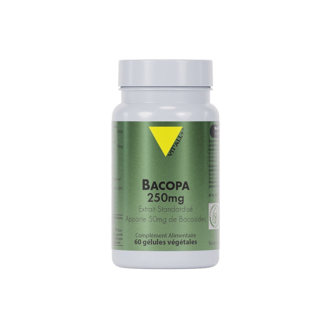 BACOG_1.jpg VIT'ALL+ BACOPA MONNIERI 250MG 60 GELULES – Image 1