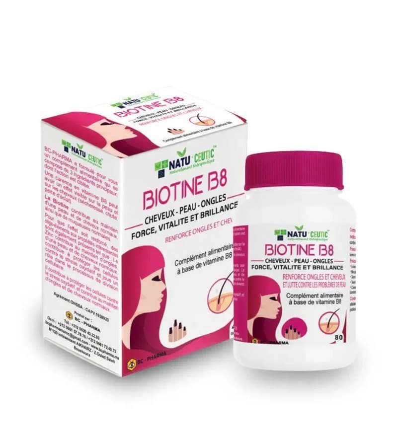 BIOTINEB8.jpg BIOTINE B8 Cheveux - Peau - Ongles Boite 80 Gélules – Image 1