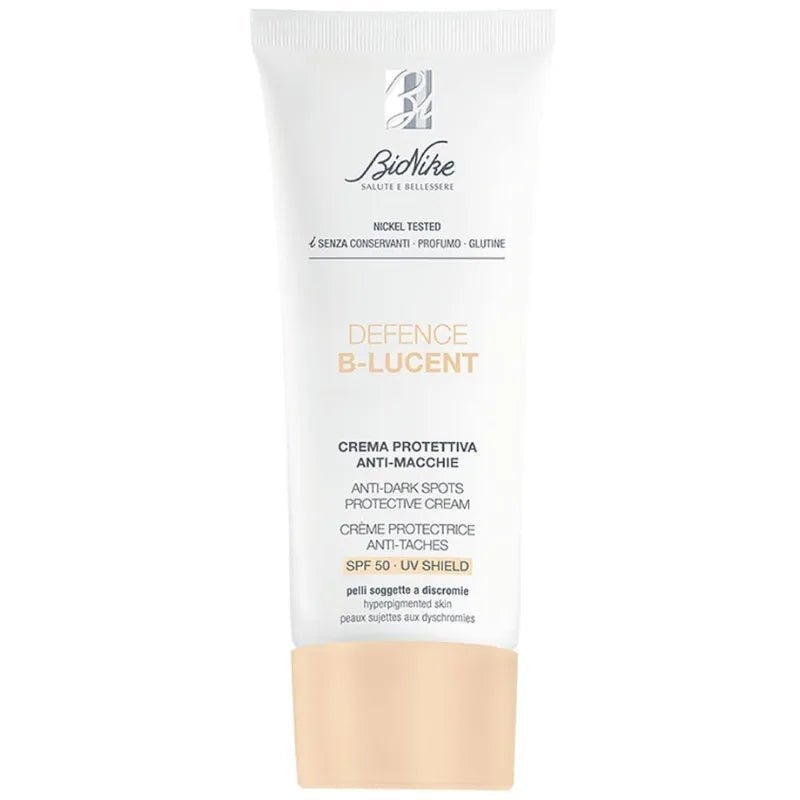 BioNike-Defence-B-LUCENT-Creme-Protectrice-Anti-Taches-Prix-Maroc-png-1.jpg BIONIKE DEFENCE B LUCENT CREME PROTECTRICE ANTI TACHES SPF50 40ML – Image 1