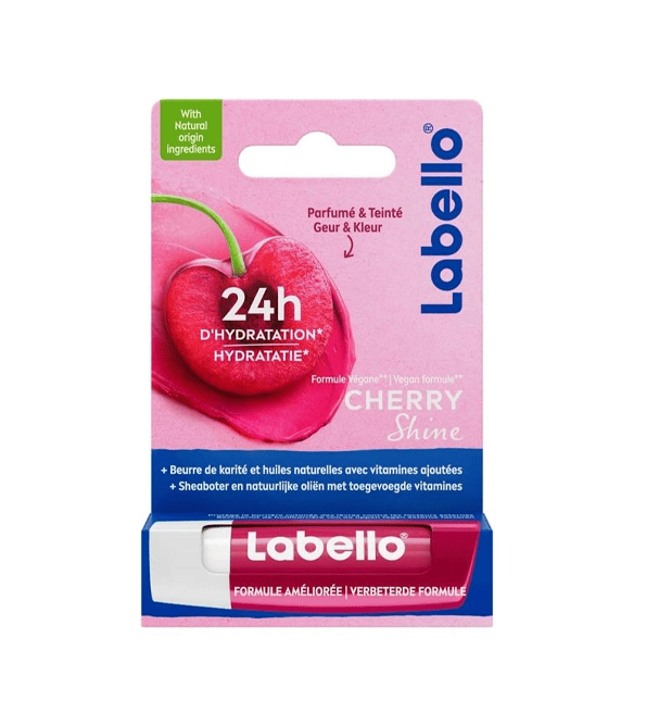 CHERRYY_2.png LABELLO Stick Lèvres BRILLANCE FRUITÉE CERISE 4.8g – Image 1