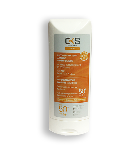 CKS.png CKS PHARMA SUN Photoprotecteur a l'Acide Hyaluronique spf50+ 45ml – Image 1