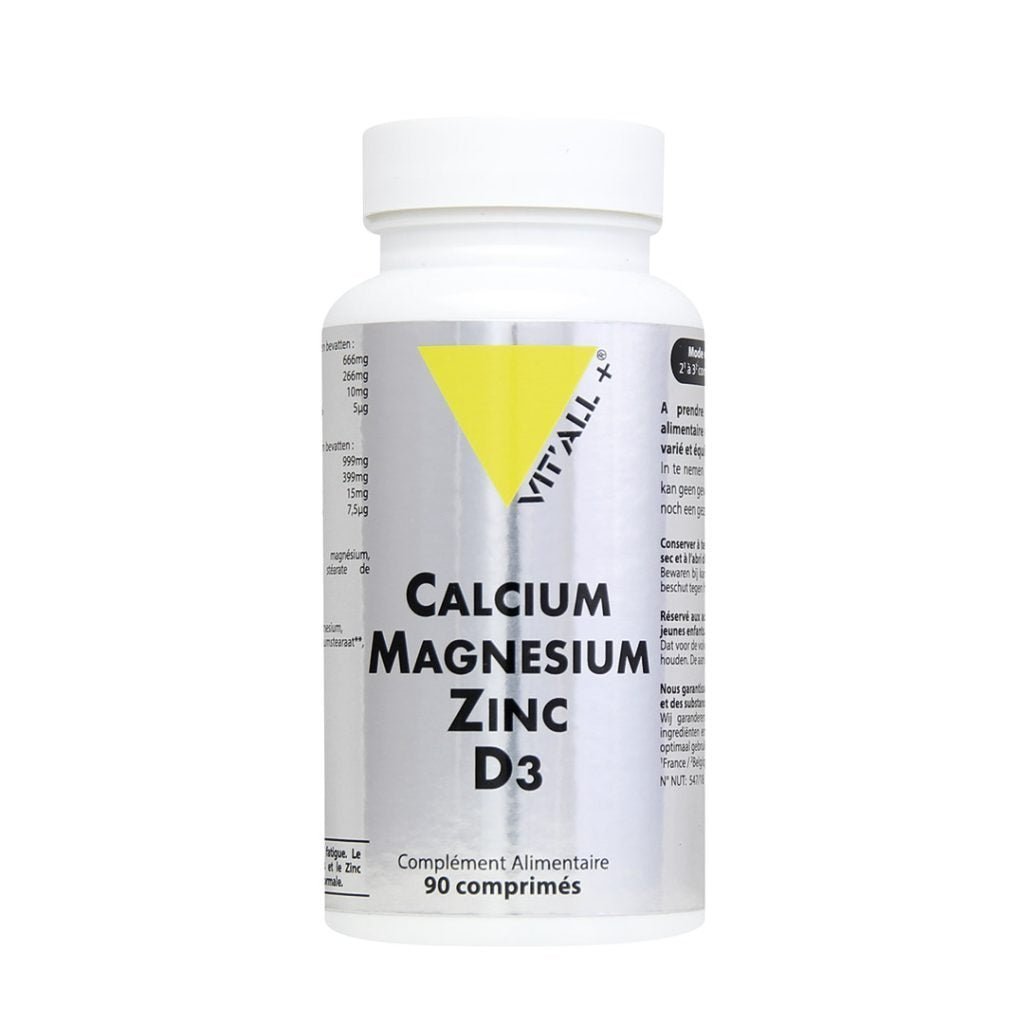 Calcium_Magnesium_Zinc_90comp-1024x1024-1.jpg VIT'ALL+ ZINC CALCIUM MAGNESIUM ZINC D3 90 COMPRIMES – Image 1