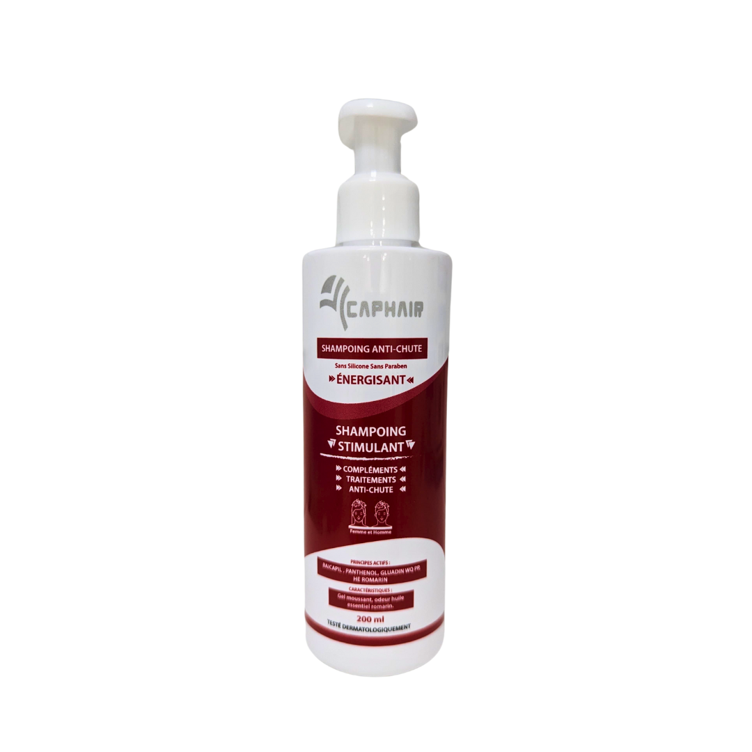 Caphair-shamp-anti-chte-200ml.png Caphair Shampoing Energisant Anti-chte 200ml – Image 1