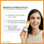 EUCERIN SUN PROTECTION OIL CONTROL GEL-CRÈME SPF50+ 50 ML = GEL NETTOYANT + SÉRUM TRIPLE ACTION OFFERTS – Image 3
