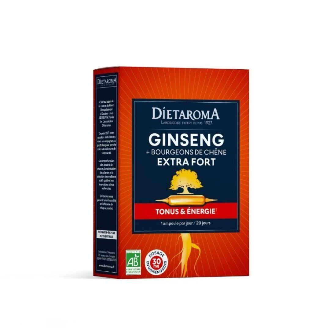 Dietaroma-Ginseng-gelee-royale-20-ampoules-1.jpg DIETAROMA Ginseng gelée royale 20 ampoules – Image 1