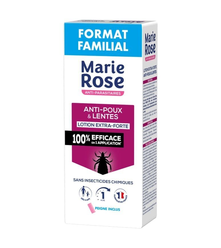 E3E_1-3.jpg Marie Rose Poux Lotion Extra Forte Anti-Poux Et Lentes 100ml – Image 1