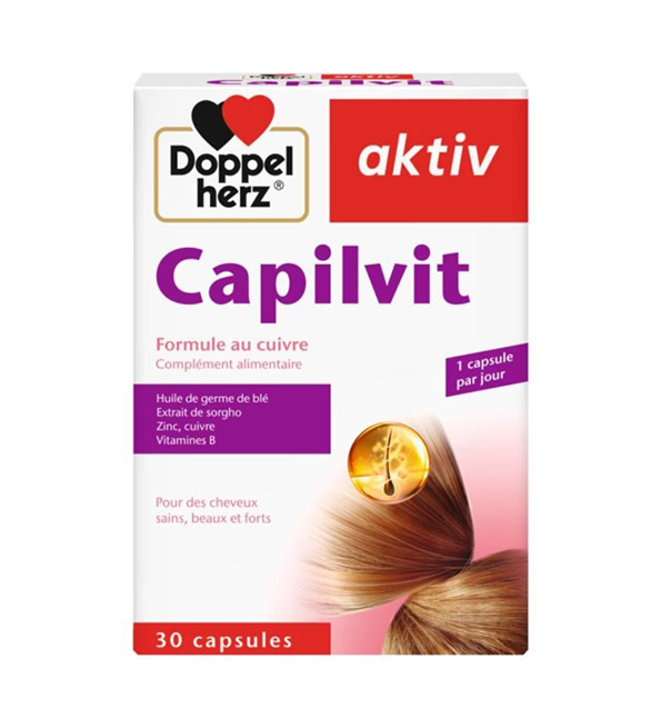EQSRQSEZS.png DOPPEL HERZ AKTIV CAPILVIT 30 CAPSULES – Image 1
