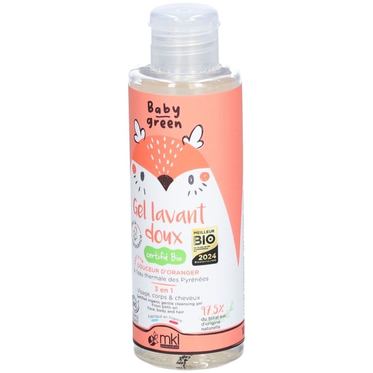 MKL BABY GREEN GEL LAVANT DOUX 100 ML – Image 2