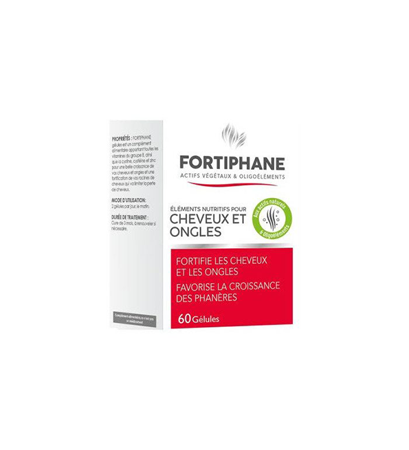 FORT.png Fortiphane cheveux et ongles 60 gelules – Image 1