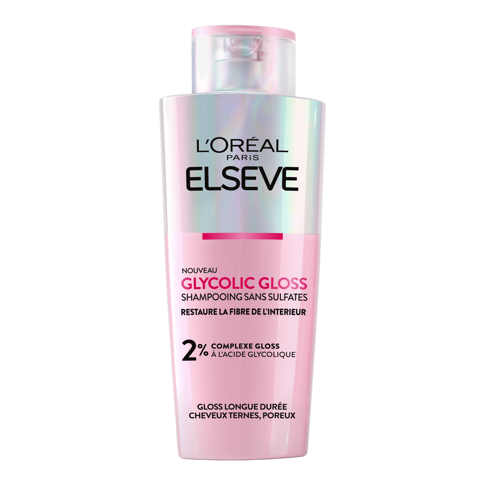 FR23863TRADUCTIONPACKSHOTSGLYCOLIC_HYALURONPURE_2_2-3-scaled-1.png ELSEVE GLYCOLIC GLOSS SHAMPOING SANS SULFATE 200ML – Image 1