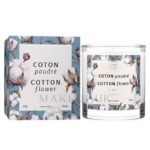 PANIER DES SENS Bougie parfumée cire végétale Parfum Coton Poudré 275G