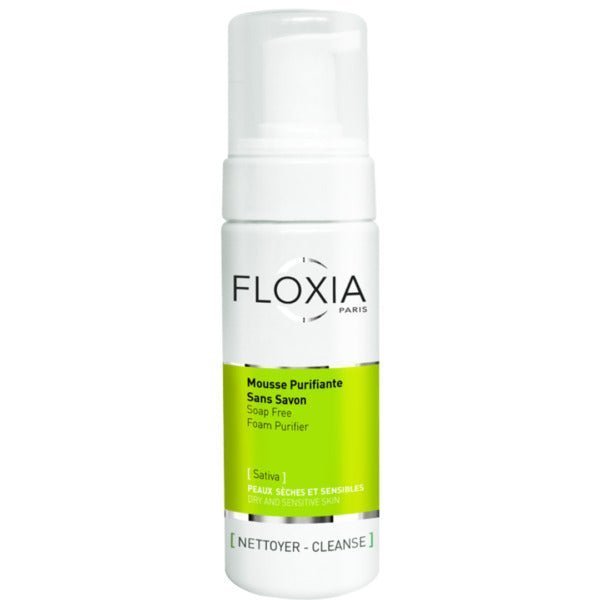 Floxia-mousse-purifiante-Sativa-150ml-600x600-1.jpg Floxia Mousse Purifiante Sans Savon 150ml – Image 1