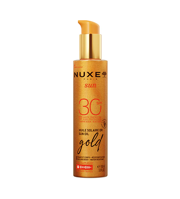 GOLD-1.png NUXE SUN Huile Solaire Gold Haute Protection SPF30 – Image 1