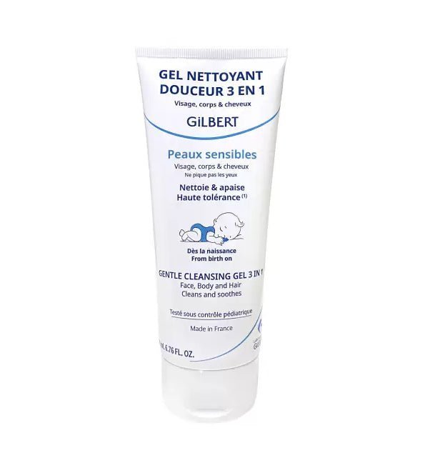 Gilbert-Gel-nettoyant-douceur-3en1-bb-200ml.jpg Gilbert Gel Nettoyant Douceur 3en1 Bebe 200ml – Image 1