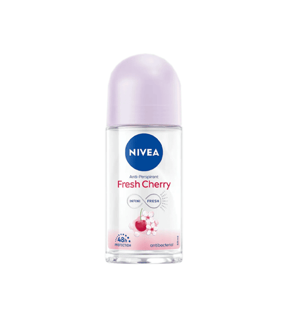 HERRRY_1.png NIVEA DEODORANT ROLL-ON FRESH CHERRY 50ML – Image 1