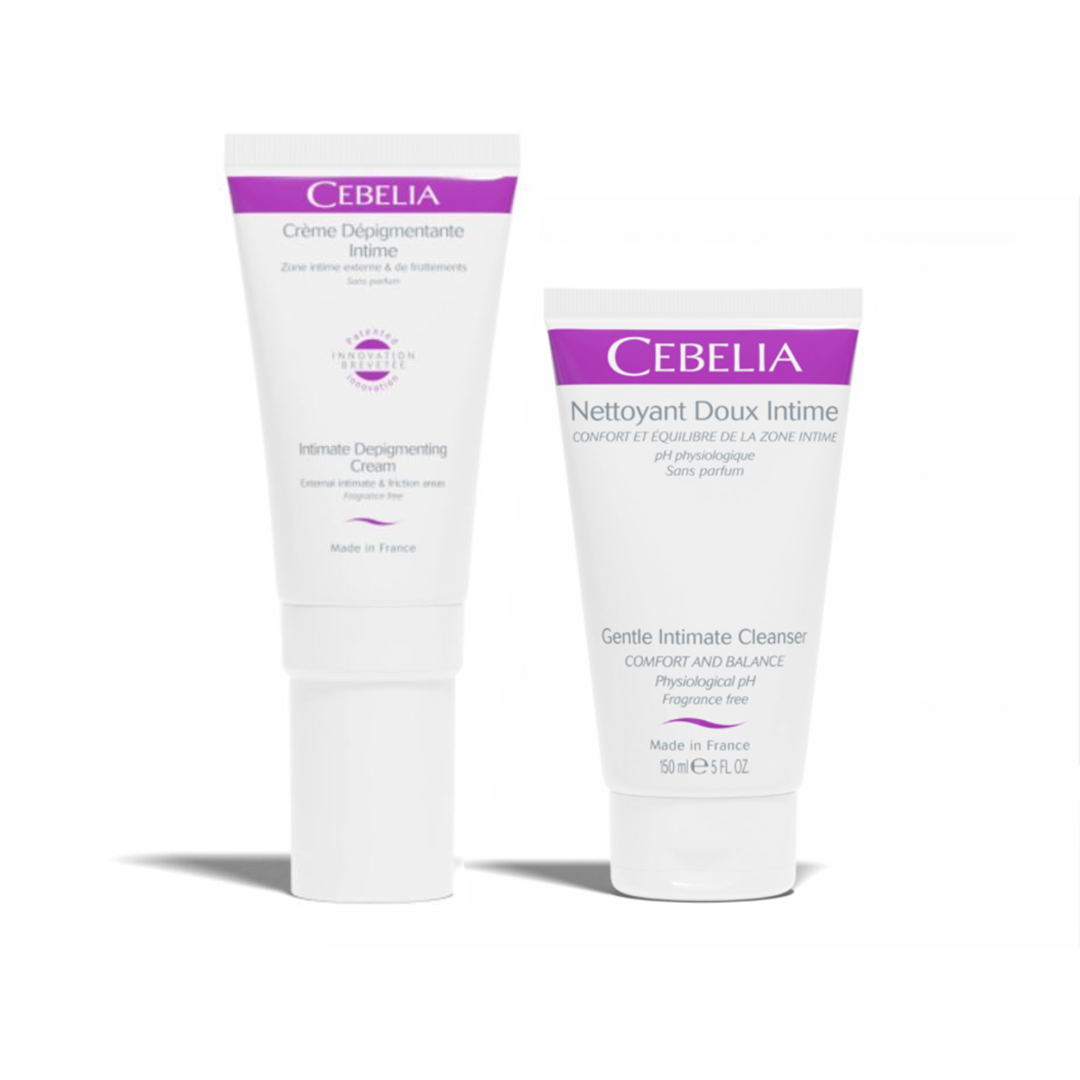 HHGHG-1.png CEBELIA CREME DEPIGMENTANTE INTIME 30ML + NETTOYANT DOUX INTIME 150ML – Image 1