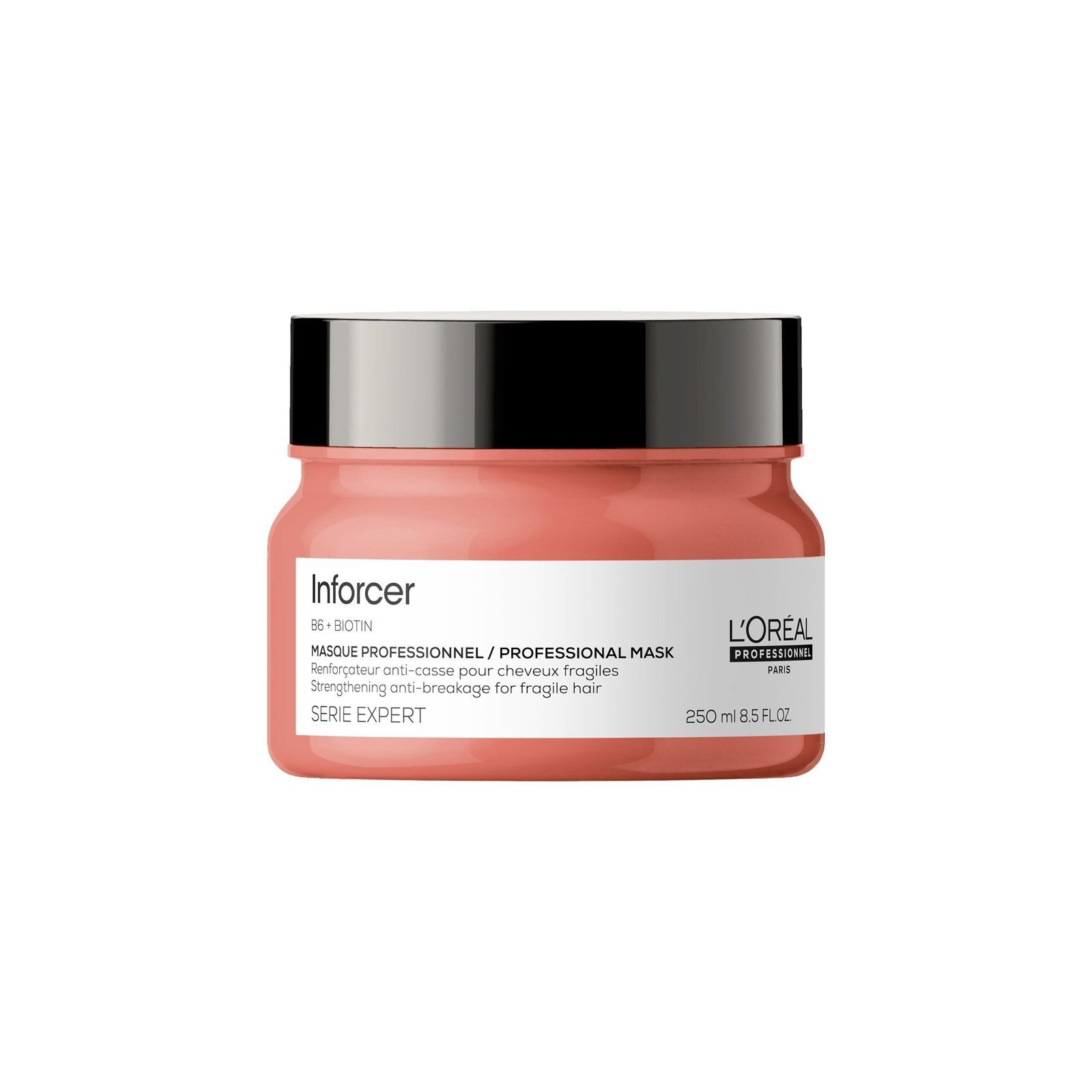 INFORCERMASQUEPROFESSIONNELANTI-CASSEPOURCHEVEUXCASSANTSETFRAGILES_1-scaled-1.jpg L'Oréal Professionnel inforcer masque 250 ml – Image 1