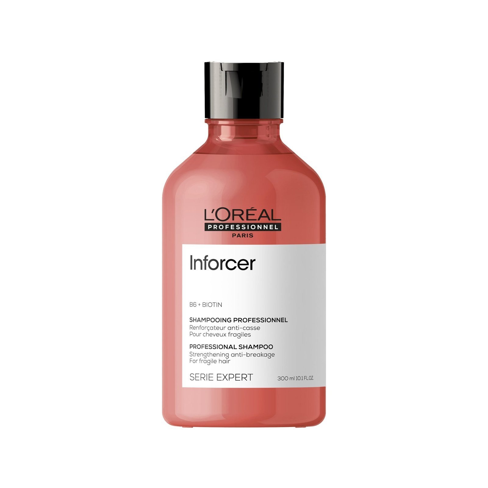 INFORCERSHAMPOINGPROFESSIONNELANTI-CASSEPOURCHEVEUXCASSANTSETFRAGILES_1-scaled-1.jpg L'Oréal Professionnel inforcer shampooing 300 ml – Image 1