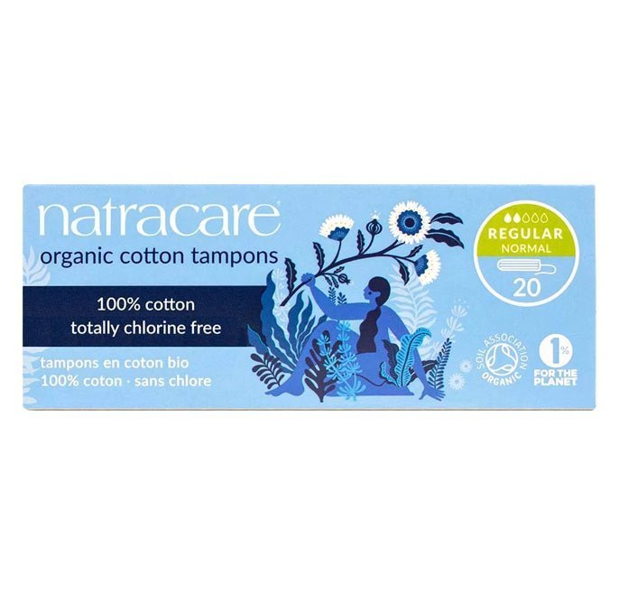 JGUJK.jpg NATRACARE TAMPONS REGULAR NORMAL 20 U – Image 1