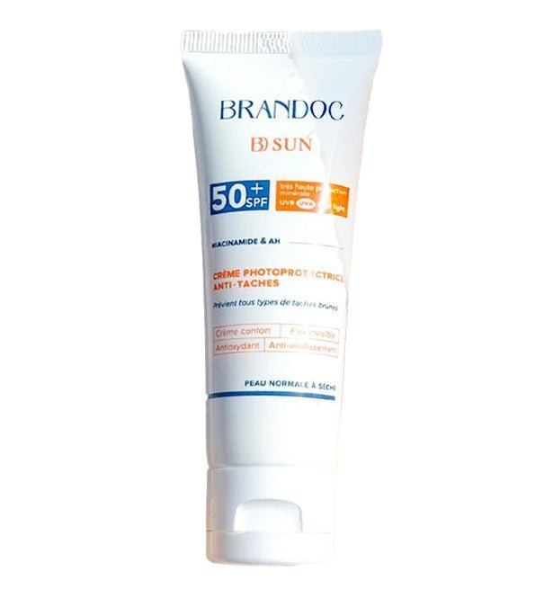 JUHUYT.jpg Brandoc Sun Protect 50+ Creme Photoprotectrice Peaux mixtes A Grasse – Image 1
