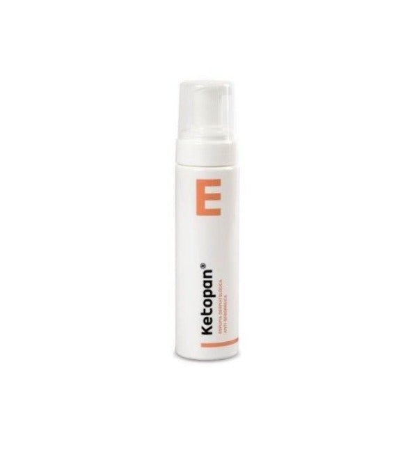 Ketopan-Mousse.jpg KETOPANE MOUSSE DERMATOLOGIQUE ANTI-SEBORRHEIQUE 200ML – Image 1