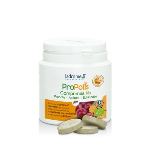 LADROME-COMPRIMES-PROPOLIS-ACEROLA-40CP-1.jpg LADROME PROPOLIS ACEROLA 40 COMPRIMES – Image 1