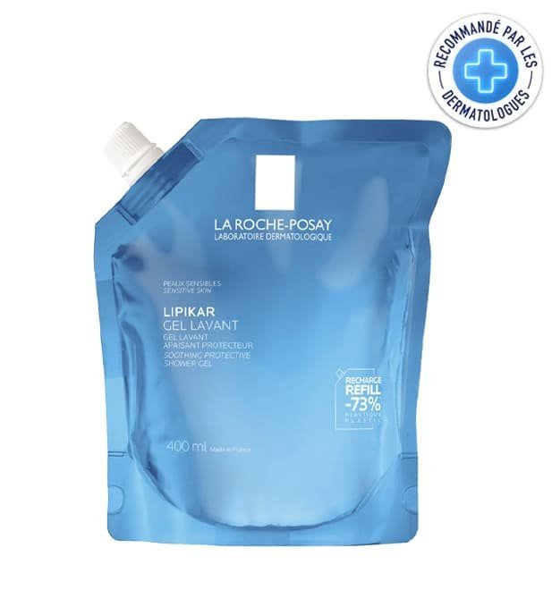 LAROCHEPOSAYECO_1-1.jpg LA ROCHE POSAY LIPIKAR GEL LAVANT ECO RECHARGE 400ML – Image 1
