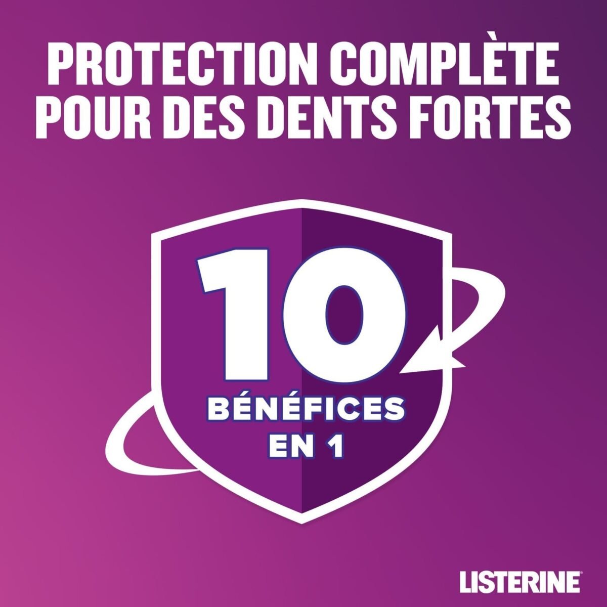 LISTERINE BAIN DE BOUCHE 10 TOTAL CARE 500 ML – Image 3