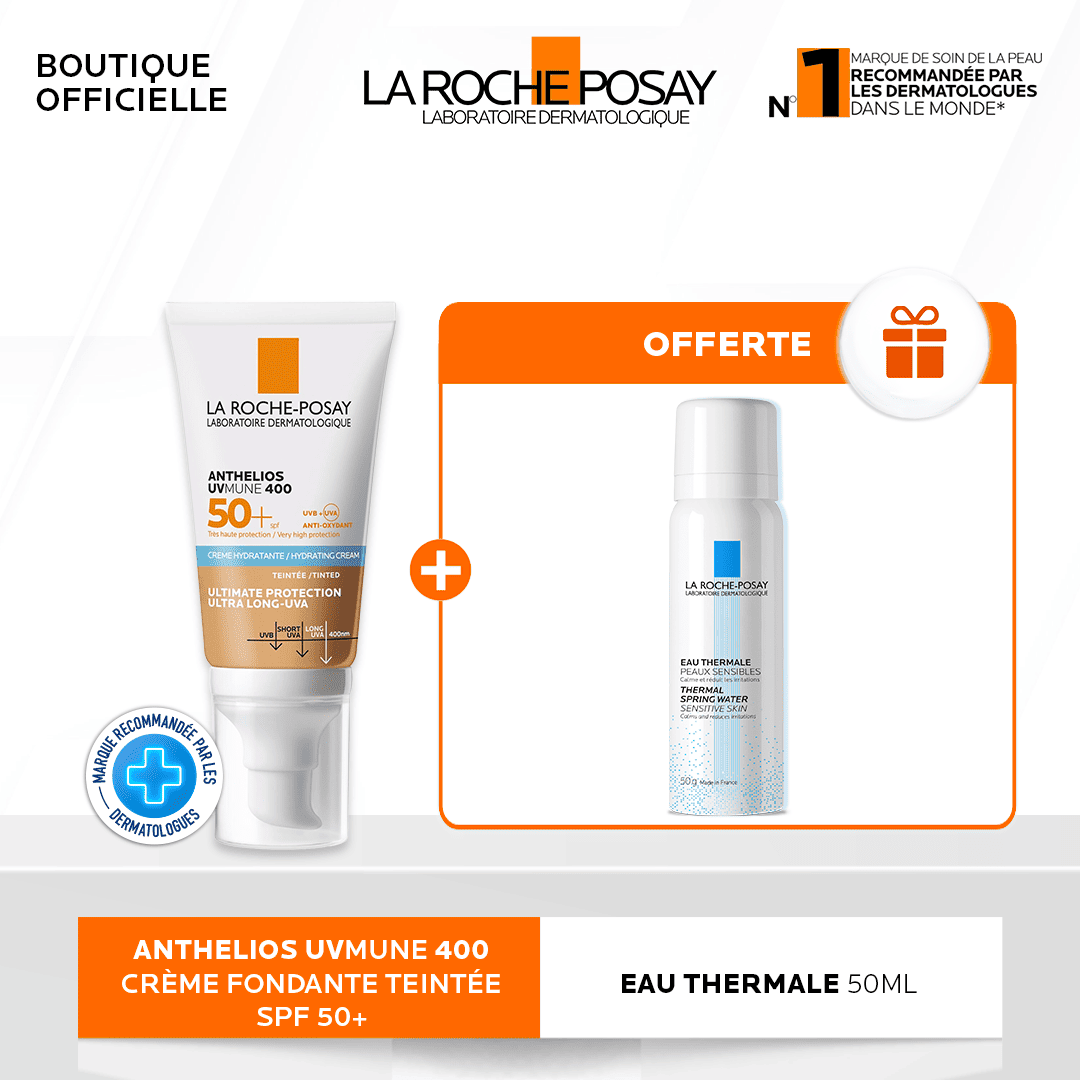 LRP-3.png La roche-posay anthelios ultra crème teintée spf50+ –50 ml = Eau thermale 50ML OFFERT – Image 1