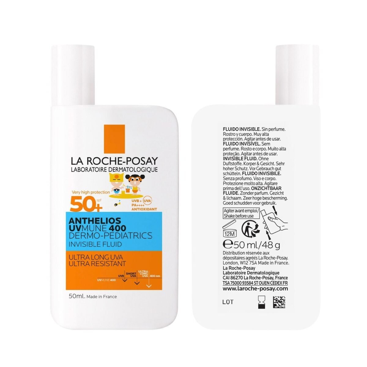 La roche posay anthelios uvmune 400 dermo-pediatrics fluide invisible – Image 4