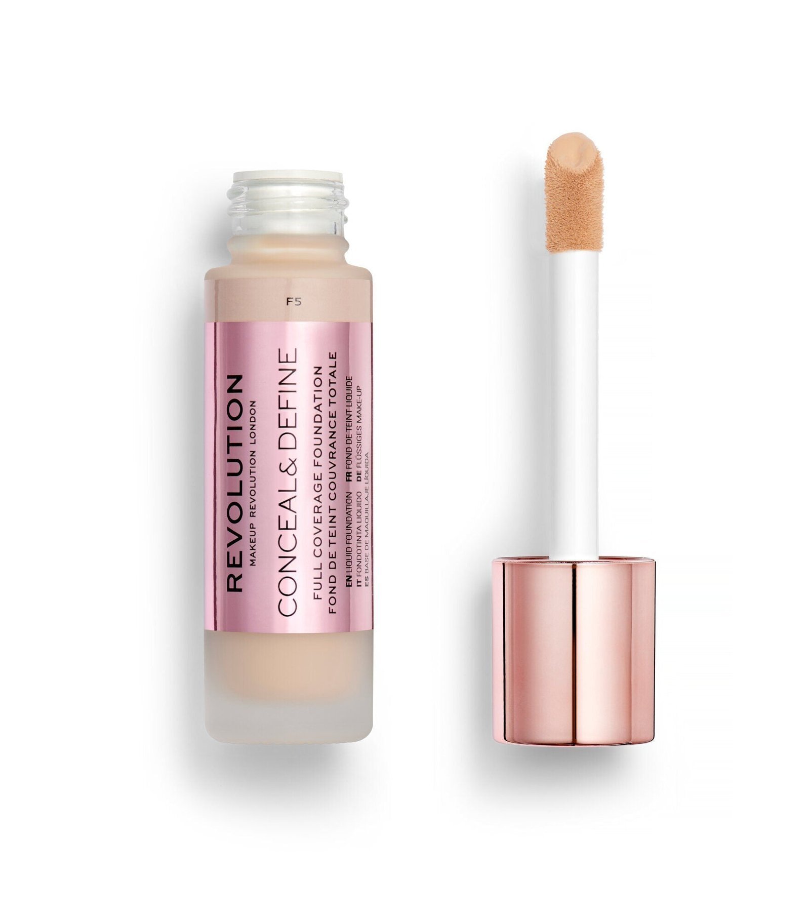 MakeupRevolutionConceal_DefineFoundationF53_bd6ff5c3-854c-4475-bbbb-ab3b6d2265bb-1.jpg REVOLUTION CONCEAL & DEFINE FOUNDATION F5 – Image 1