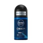 NIVEA DÉODORANT ROLL-ON MEN 50ML DEEP BLACK CARBON BEAT
