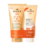 NUXE Lait Solaire Fondant Haute Protection SPF50 visage et corps150ML + NUXE SHAMPOOING DOUCHE APRES SOLEIL 100ML