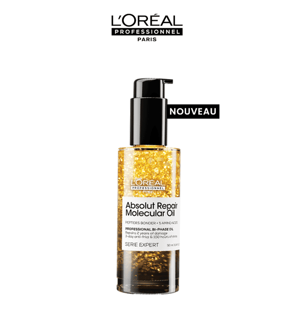 OILNEW_1-3.png L'Oréal Professionnel ABSOLUT REPAIR MOLECULAR HUILE BI PHASE 90ML – Image 1